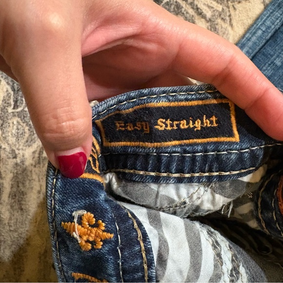 Rock Revival Blue Straight Leg Jeans - Picture 9 of 9